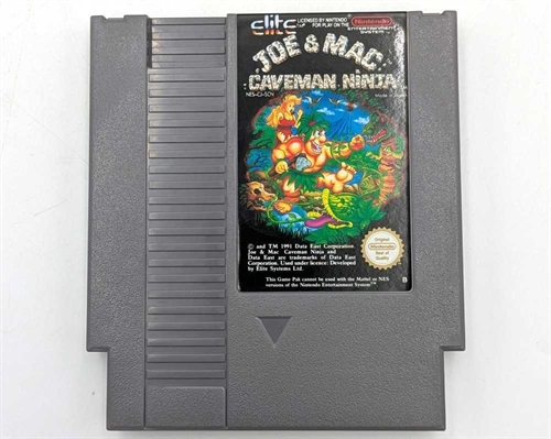 Joe & Mac Caveman Ninja - Original Æske - SCN - NES Spil (B Grade) (Genbrug)